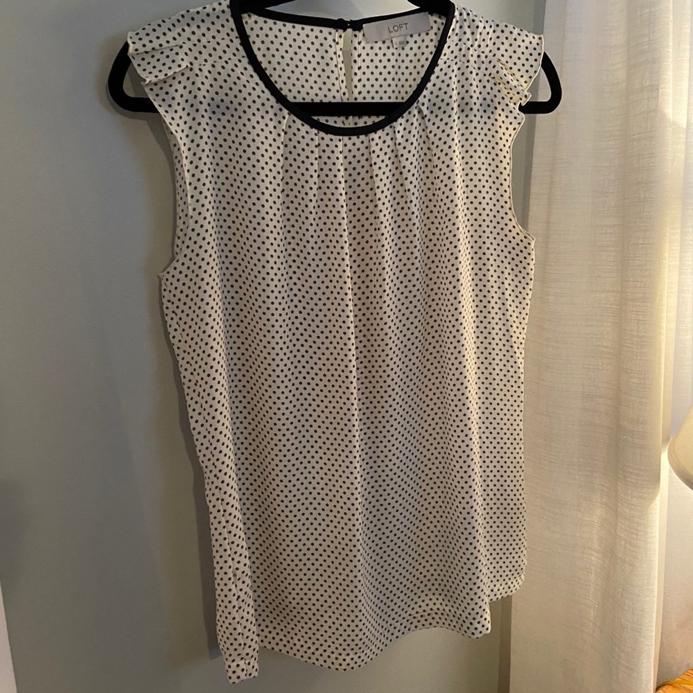Loft Polka Dot Blouse